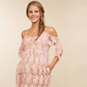 Cold Shoulder Maternity Dress